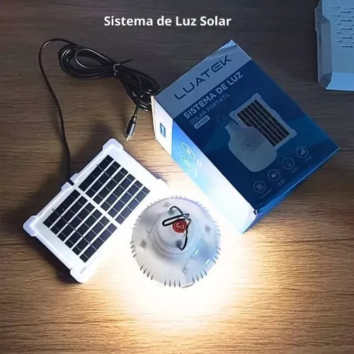 Luz Solar Portátil De Led Luatek