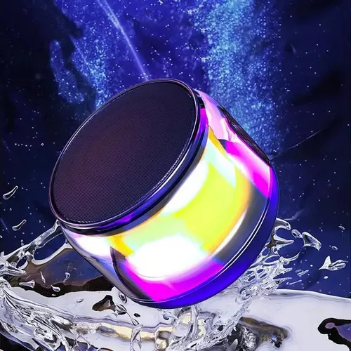 Caixa De Som Portátil Rgb Bluetooth Potente Al-8370